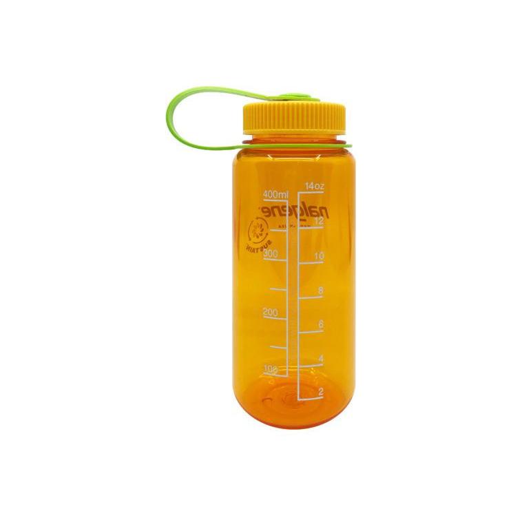 Nalgene Sustain Wide Mouth 0.5L Water Bottle - Clementine - Hill and Dale Outdoors