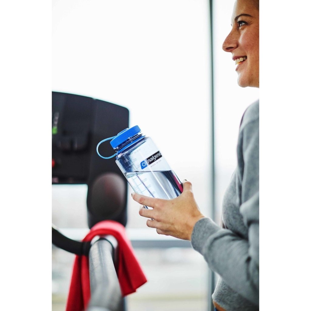 Nalgene Wide Mouth Sustain 32oz 1L Water Bottle - Grey - Hill and Dale Outdoors