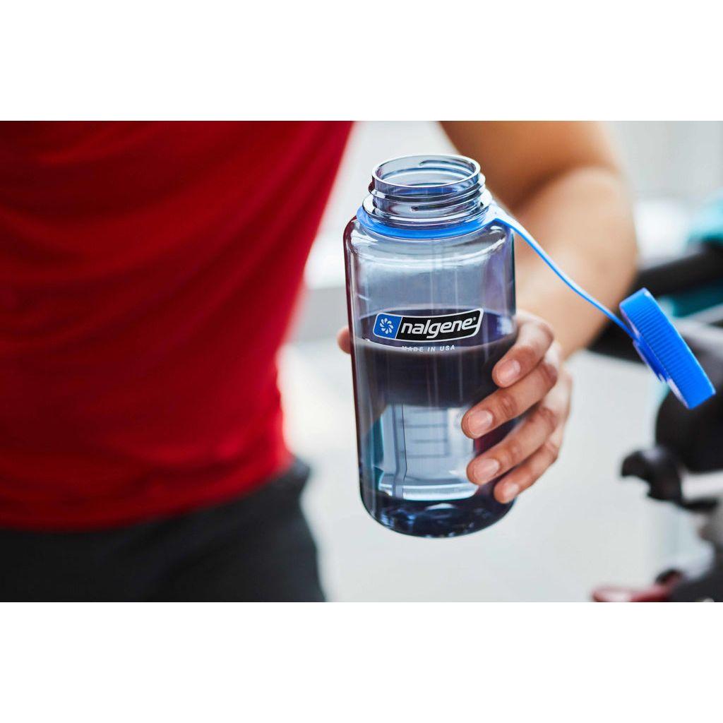 Nalgene Wide Mouth Sustain 32oz 1L Water Bottle - Grey - Hill and Dale Outdoors