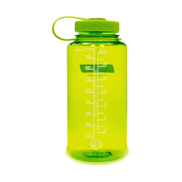 Nalgene Wide Mouth Sustain 32oz 1L Water Bottle - Spring Green - Hill and Dale Outdoors