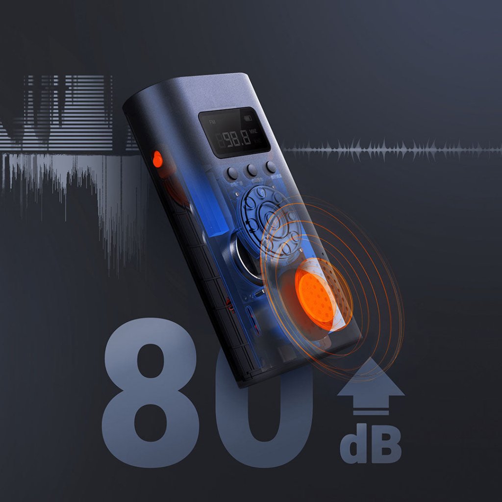 Nextool Multi - Functional Emergency Hand Crank Radio - Hill and Dale Outdoors