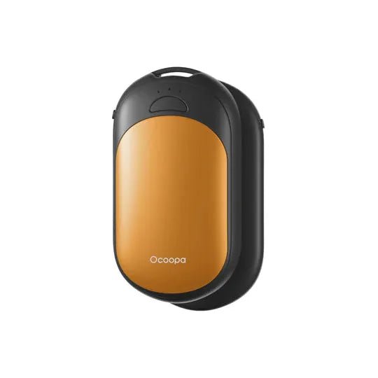 Ocoopa UT3 Lite Magnetic Rechargeable Hand Warmers - Orange on Black - Hill and Dale Outdoors