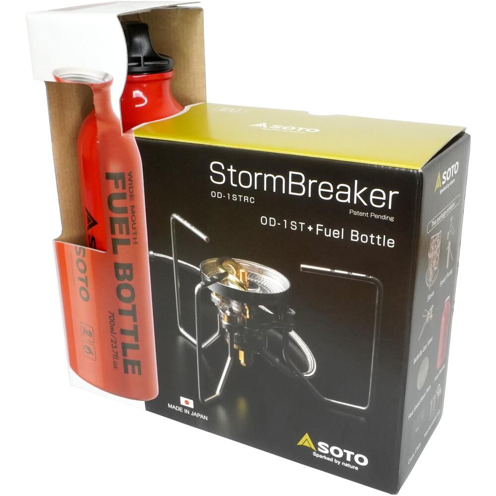 Soto StormBreaker w/Fuel Bottle Red Combo Camping Stove