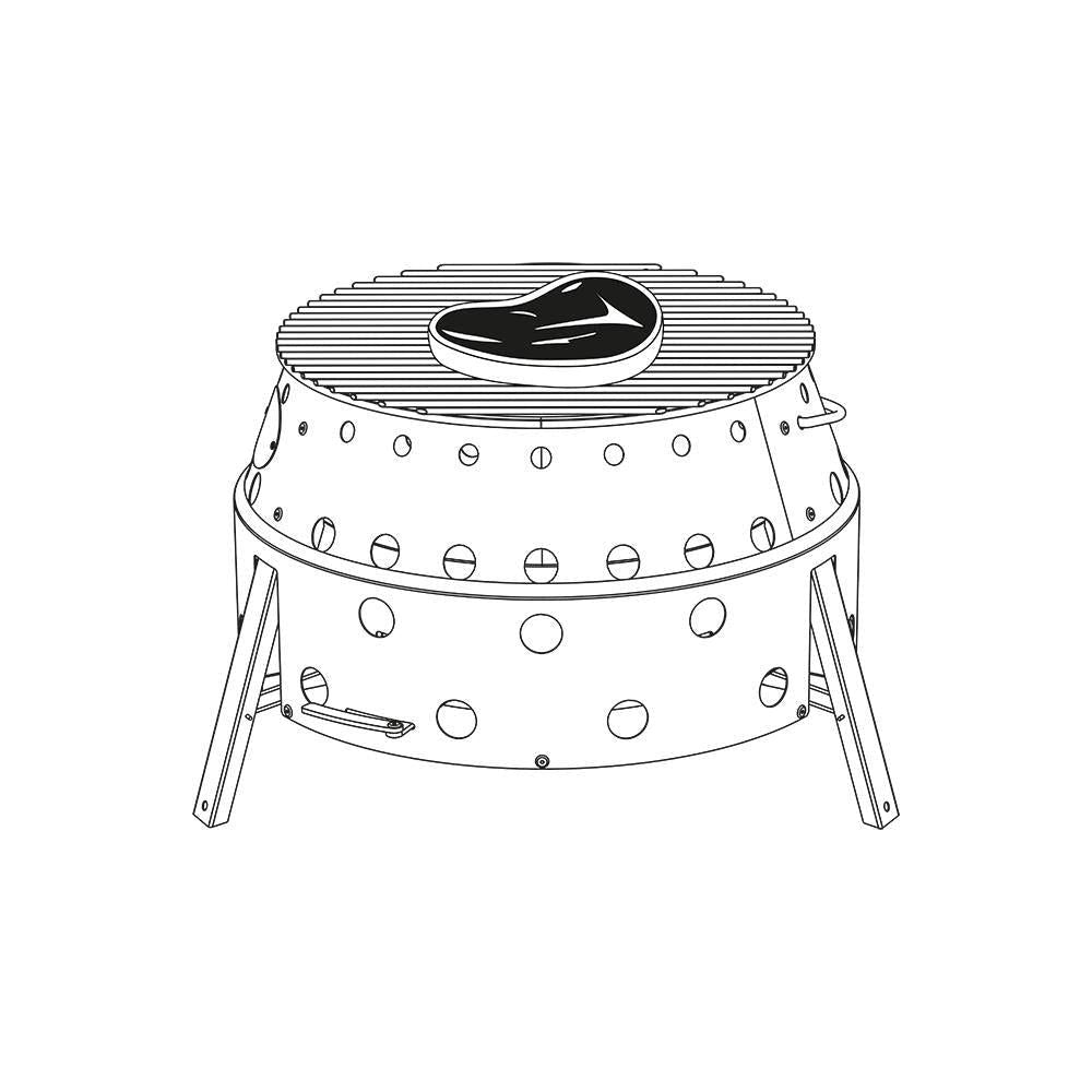 Petromax Atago Multifinction Camping Stove / BBQ / Oven / Fire Pit - Hill and Dale Outdoors
