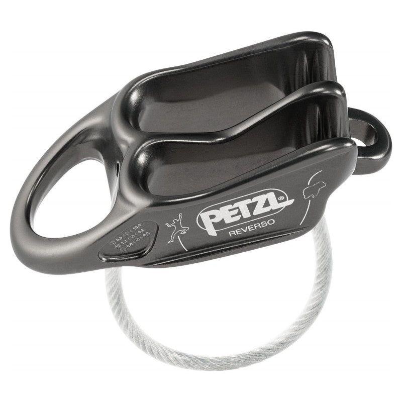 Petzl Reverso belay device - Grey - Hill and Dale Outdoors