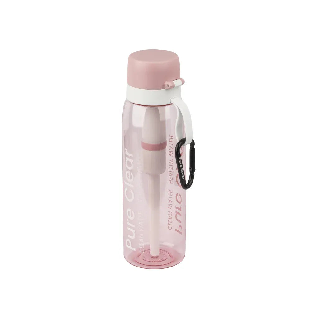 Pure Clear Active Water Filter Bottle 769ml - Pink