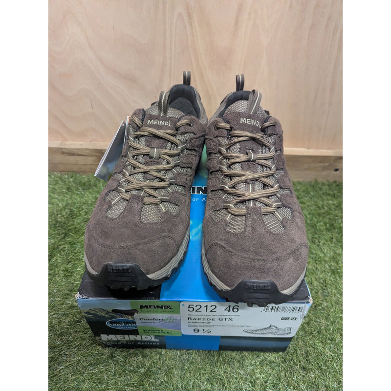 Meindl Rapide GTX Mens Wide Fit Walking Shoes - Brown - UK9.5 - Ex-Demo