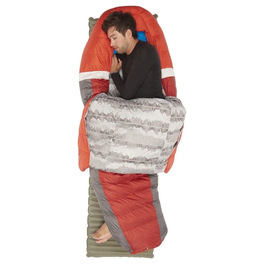 Sierra Designs Backcountry Bed 650F 20° Degree Down Sleeping Bag - Red - Hill and Dale Outdoors