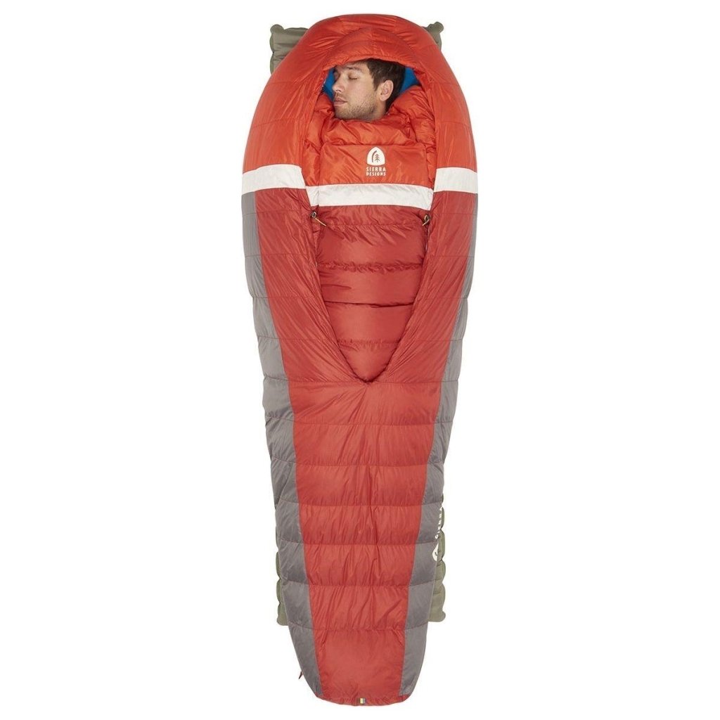 Sierra Designs Backcountry Bed 650F 20° Degree Down Sleeping Bag - Red - Hill and Dale Outdoors