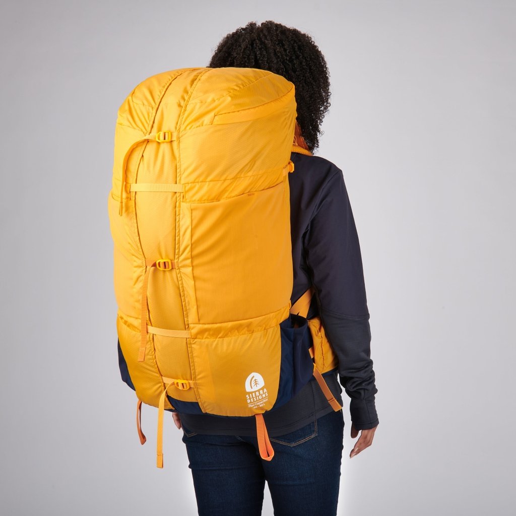 Sierra Designs Flex Capacitor 60L - 80L Backpack With Waist Belt - Butterscotch - Hill and Dale Outdoors