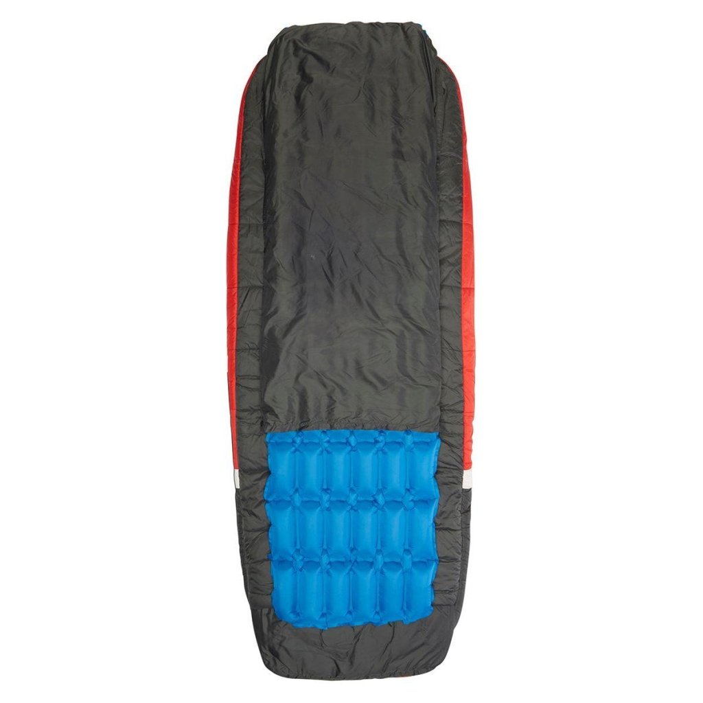 Sierra Designs Frontcountry Bed 20F 0° Degree Synthetic Sleeping Bag - Red/Grey - Hill and Dale Outdoors
