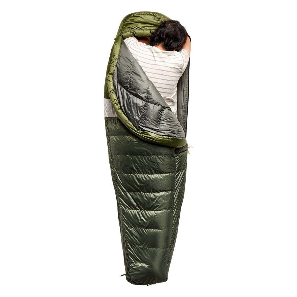 Sierra Designs Get Down 550F 20° Degree Down Sleeping Bag - Beetle Green - Hill and Dale Outdoors