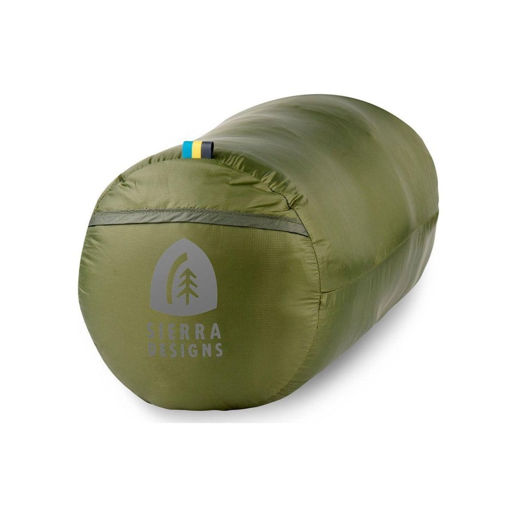 Sierra Designs Get Down 550F 20° Degree Down Sleeping Bag - Beetle Green - Hill and Dale Outdoors