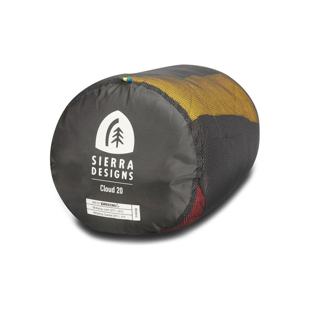Sierra Designs Women&#39;s Cloud 800F 20° Degree Down Sleeping Bag - Purple - Hill and Dale Outdoors