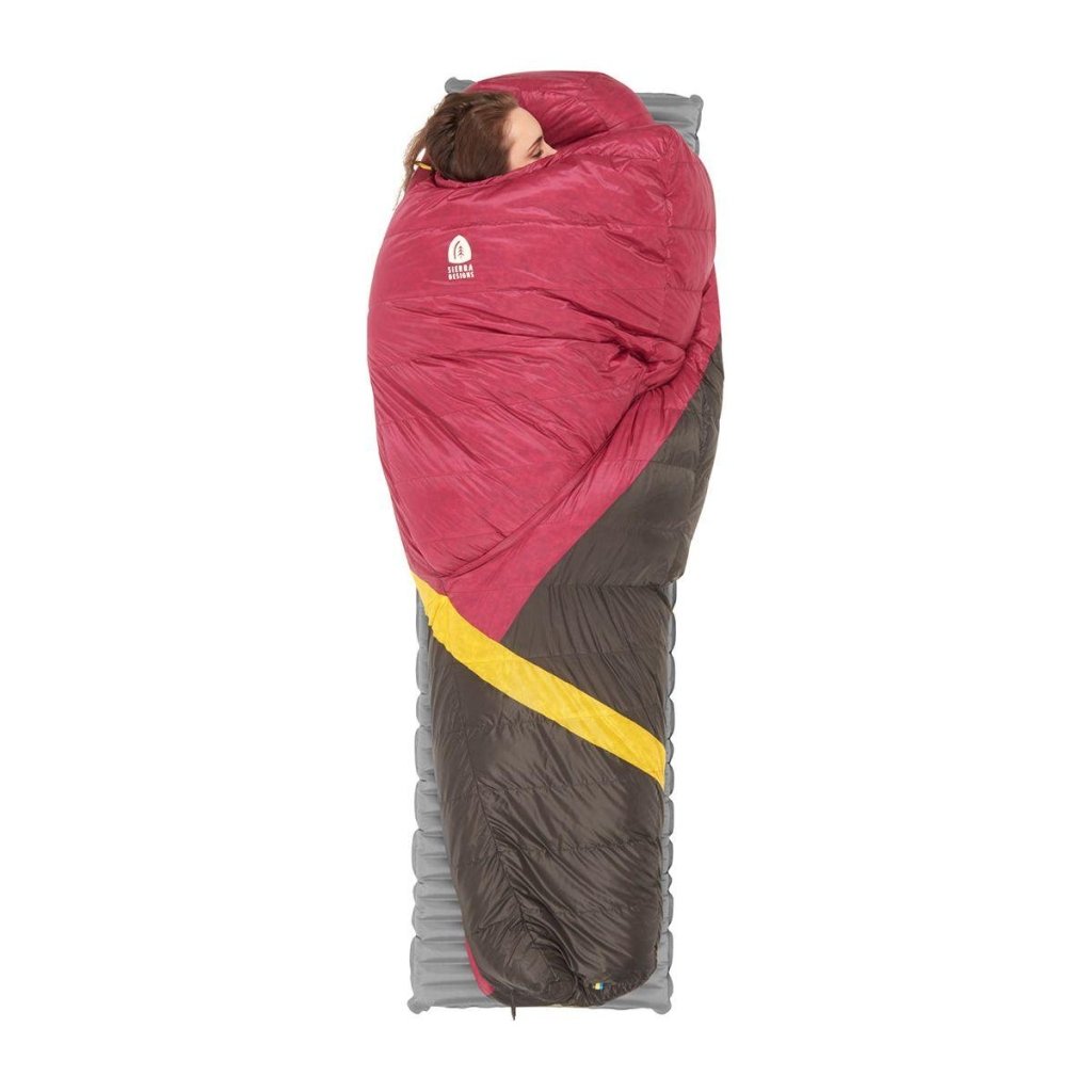 Sierra Designs Women&#39;s Cloud 800F 20° Degree Down Sleeping Bag - Purple - Hill and Dale Outdoors