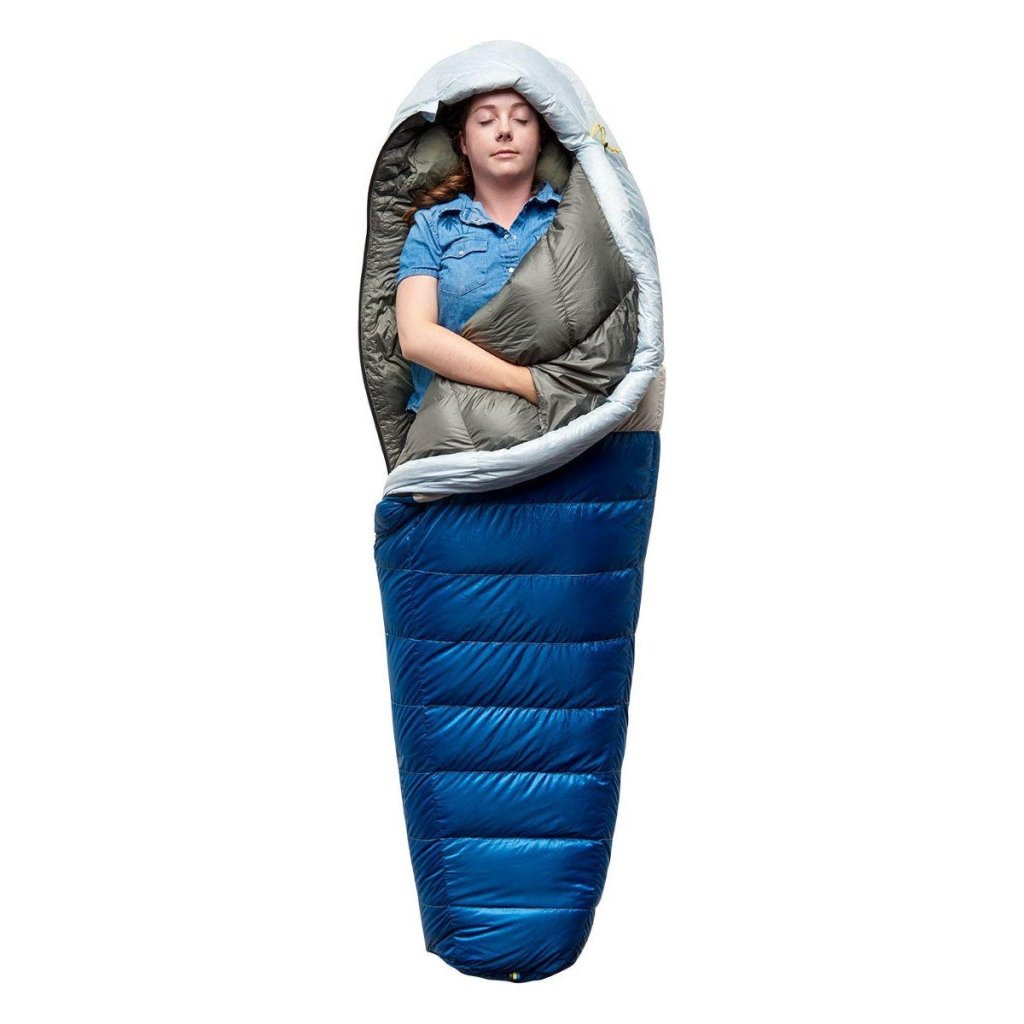 Sierra Designs Women&#39;s Get Down 550F 20° Degree Down Sleeping Bag - Moroccan Blue - Hill and Dale Outdoors