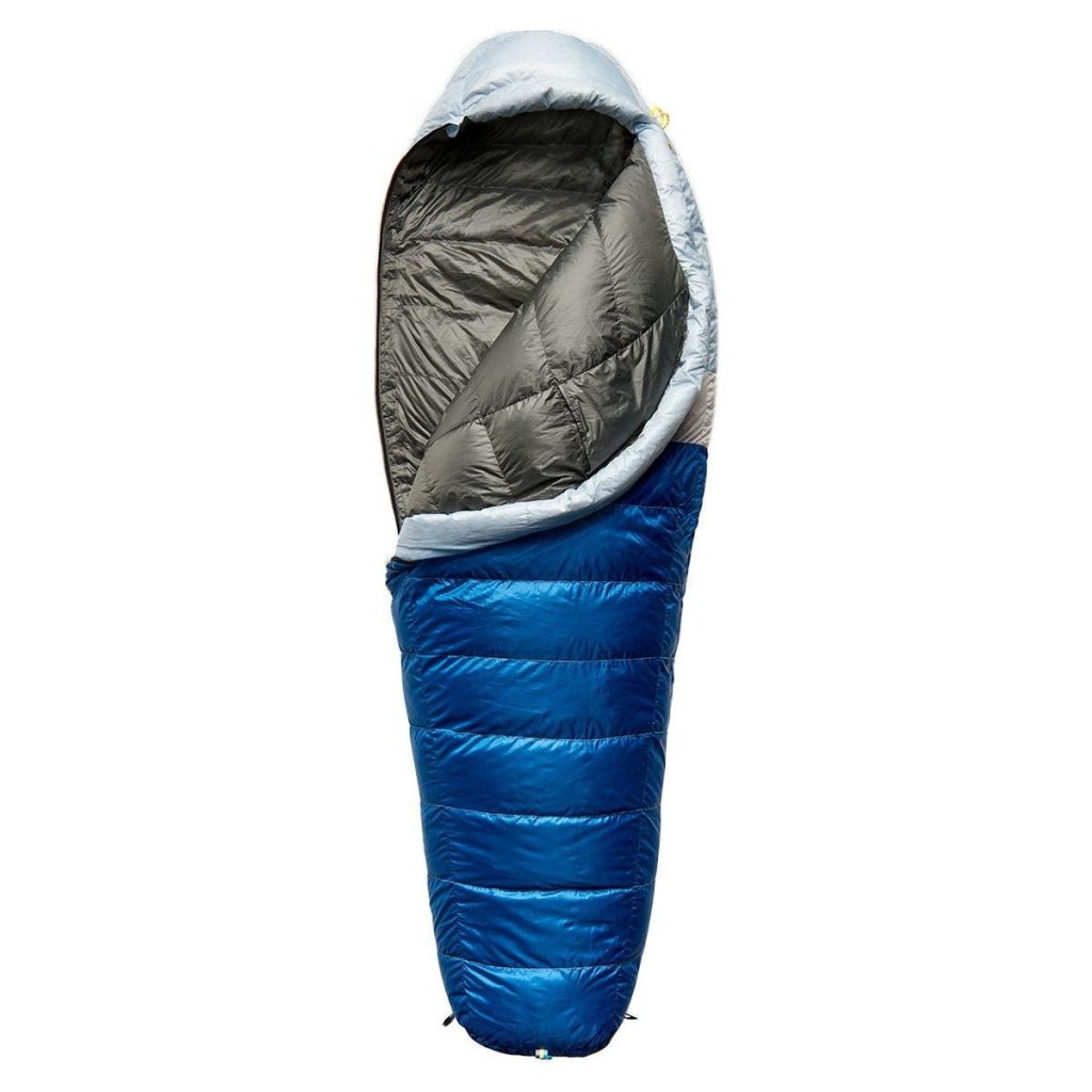 Sierra Designs Women&#39;s Get Down 550F 20° Degree Down Sleeping Bag - Moroccan Blue - Hill and Dale Outdoors
