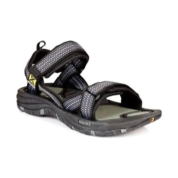Source Gobi Men&#39;s Walking Sandals - Chess Black - Hill and Dale Outdoors