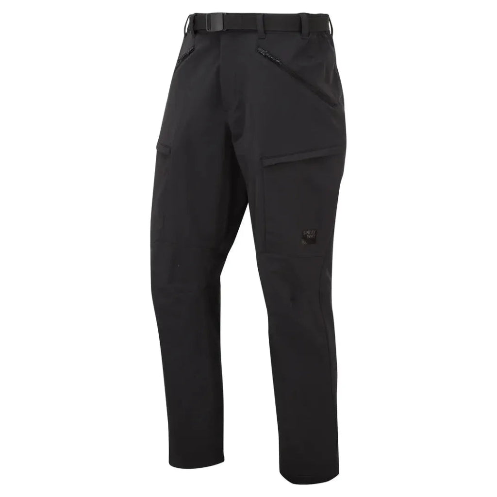 Sprayway Compass Versa Men&#39;s Softshell Walking Trousers - Black - Hill and Dale Outdoors