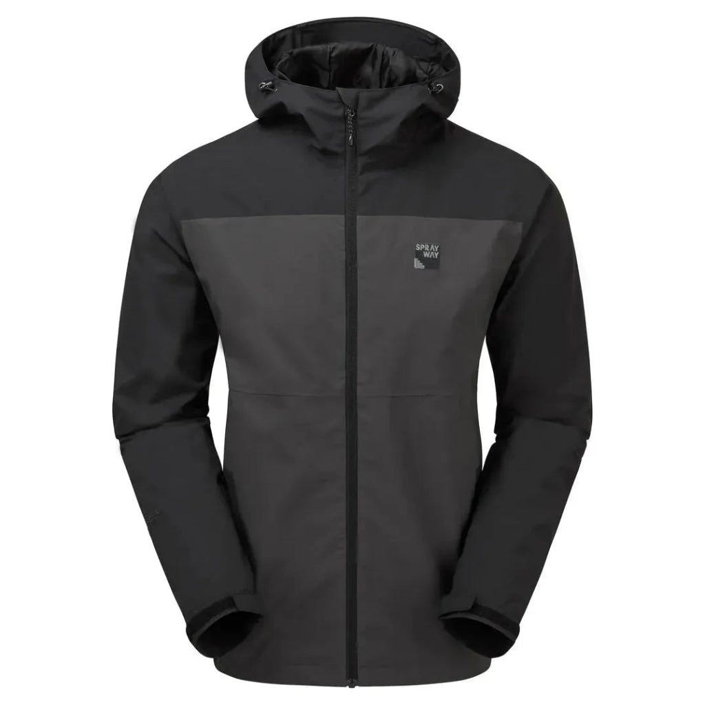 Sprayway Dagda Men&#39;s Waterproof Jacket - Thunder/Black - Hill and Dale Outdoors