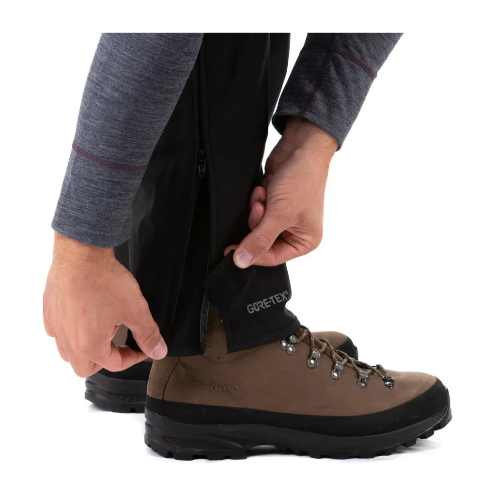 Sprayway Men&#39;s Mountain Rainpant GTX Trouser - Black - Hill and Dale Outdoors