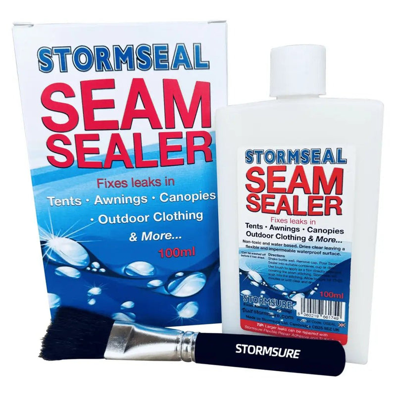 StormSeal Seam Sealer 100ml Bottle with Application Brush - Hill and Dale Outdoors
