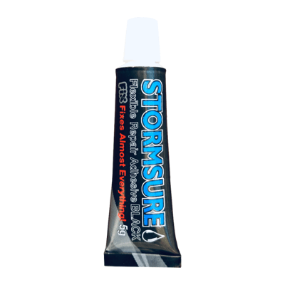Stormsure Flexible Repair Adhesive 3 x 5g Tube - Black - Hill and Dale Outdoors