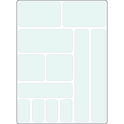 Stormsure &#39;TUFF Tape&#39; Assorted Self Adhesive Patch Set - Large (12 patches) - Hill and Dale Outdoors