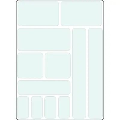 Stormsure 'TUFF Tape' Assorted Self Adhesive Patch Set - Large (12 patches) - Hill and Dale Outdoors