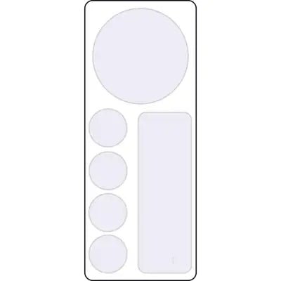 Stormsure 'TUFF Tape' Assorted Self Adhesive Patch Set - Small (6 patches) - Hill and Dale Outdoors