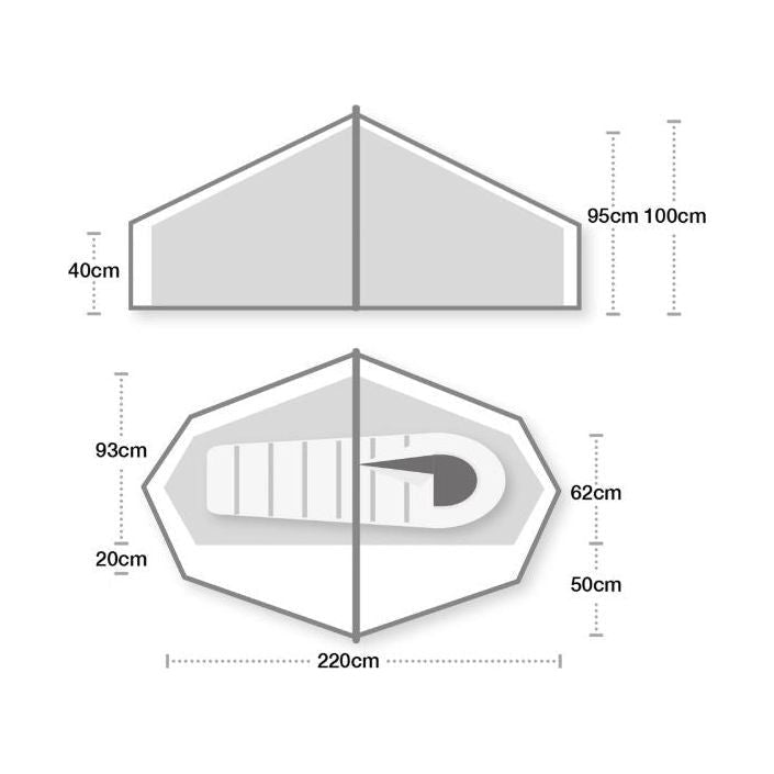 Terra Nova Laser Compact 1 Tent + Footprint Bundle - Hill and Dale Outdoors