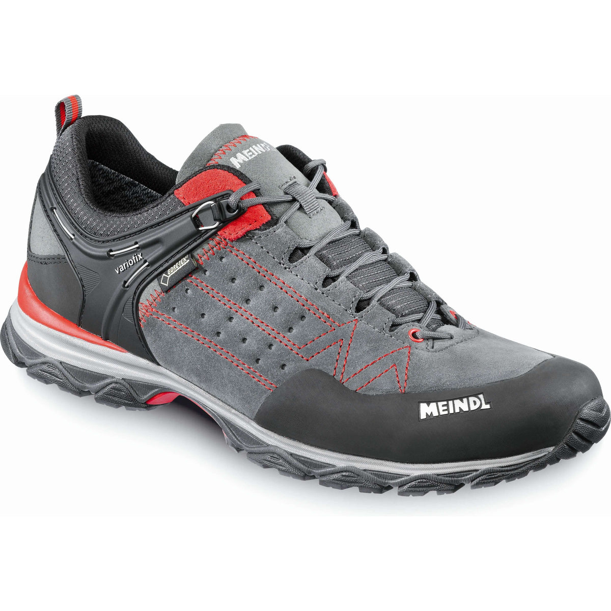 Meindl Ontario GTX Walking Shoes - Red/Anthracite