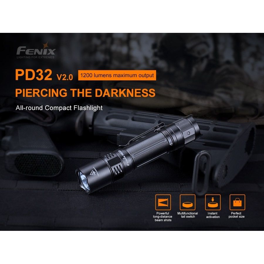 Fenix PD32 V2.0 Long Range Tactical Torch
