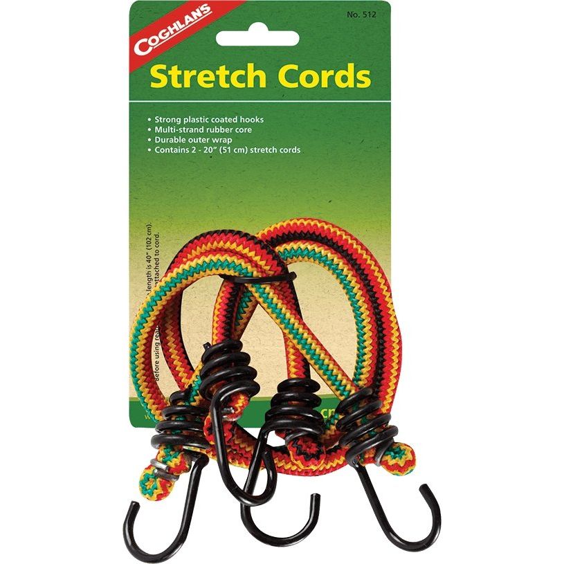 Coghlan's 20 Stretch Cords Outdoor Survival Equipment 2 Pack