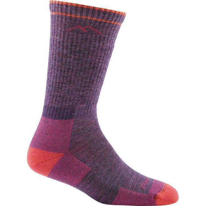Darn Tough 1907 Womens Hike Boot Cushion Socks - Plum Heather - Hill and Dale Outdoors