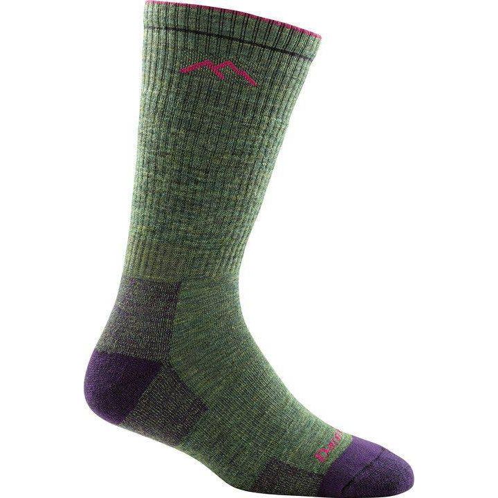 Darn Tough 1907 Womens Hiker Boot Cushion Sock - Moss Heather - Hill and Dale Outdoors