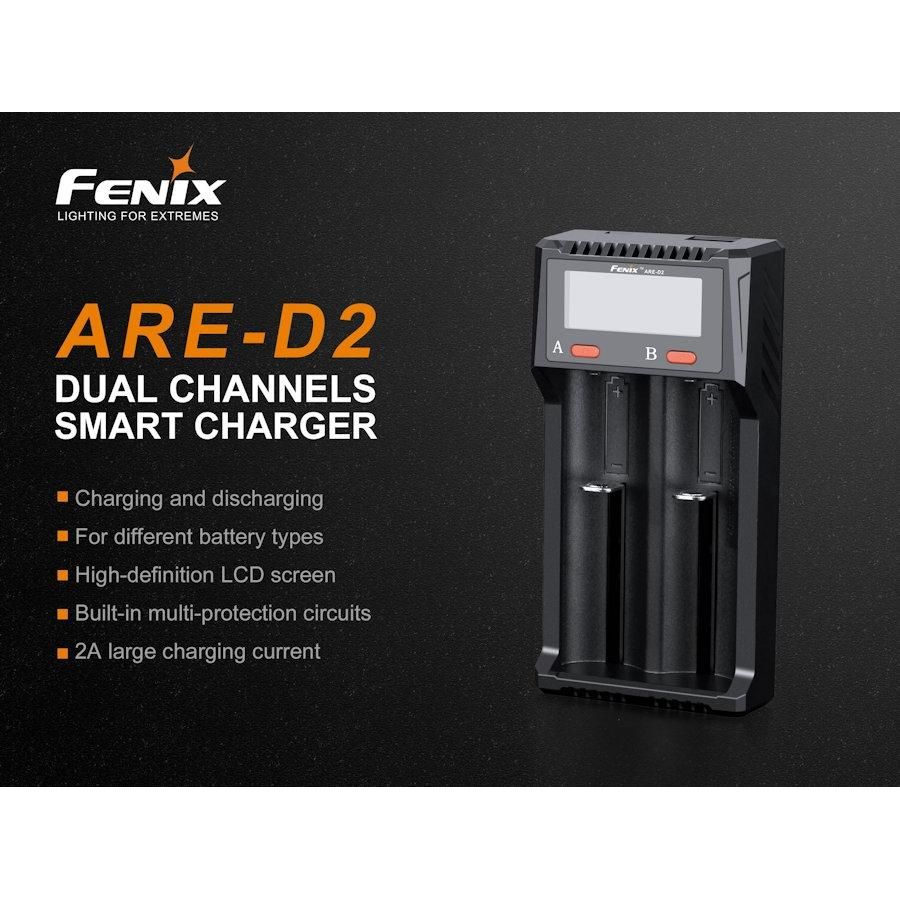 Fenix ARE-D2 USB Smart Multi Charger / Power Bank - Hill and Dale Outdoors
