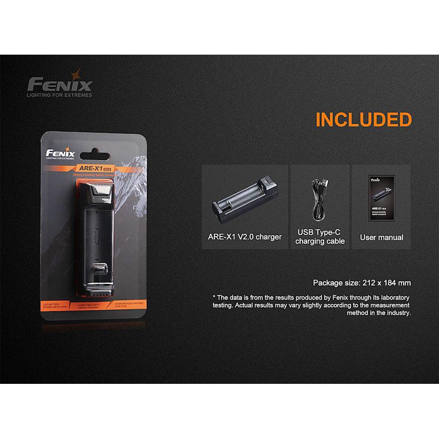Fenix ARE - X1 V2.0 Battery Charger/Portable Power Bank Kit - Hill and Dale Outdoors