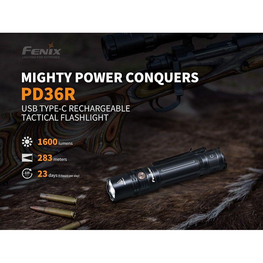 Fenix PD36R V2.0 USB - C Rechargeable Flashlight - Hill and Dale Outdoors