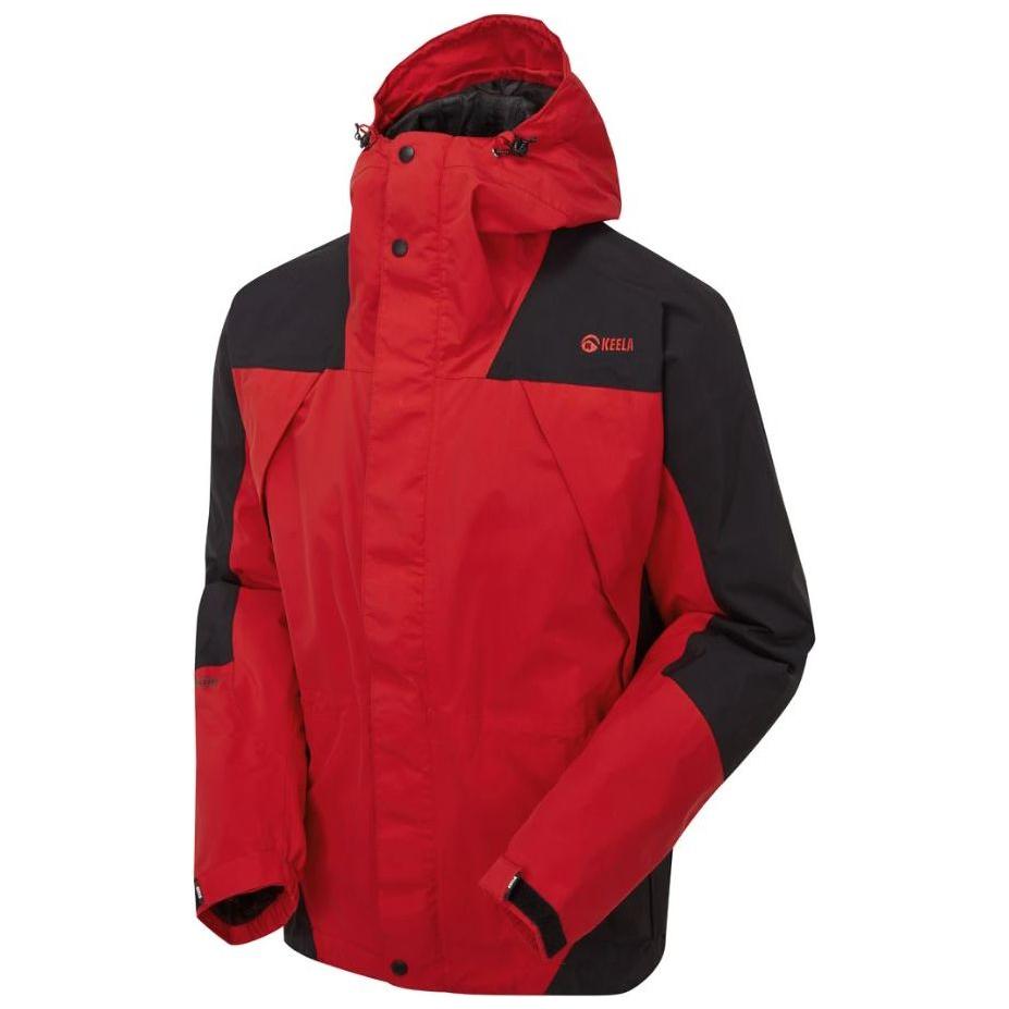 Keela Munro Waterproof Jacket - Red/Black - Hill and Dale Outdoors