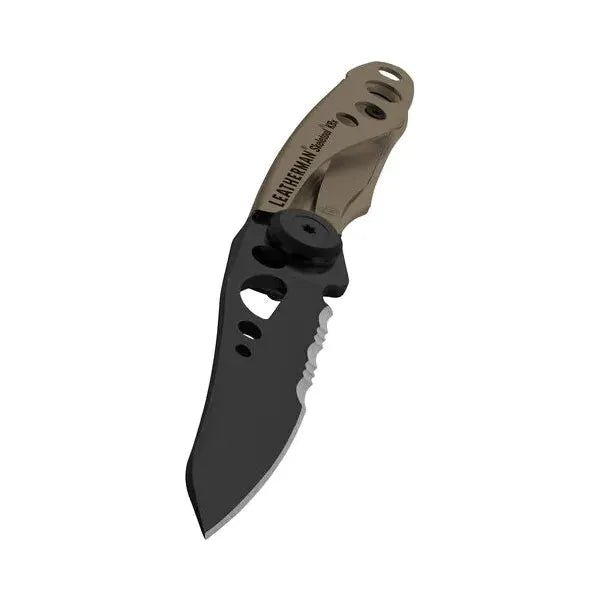 Leatherman Skeletool KBx Knife - Coyote &amp; Black - Hill and Dale Outdoors