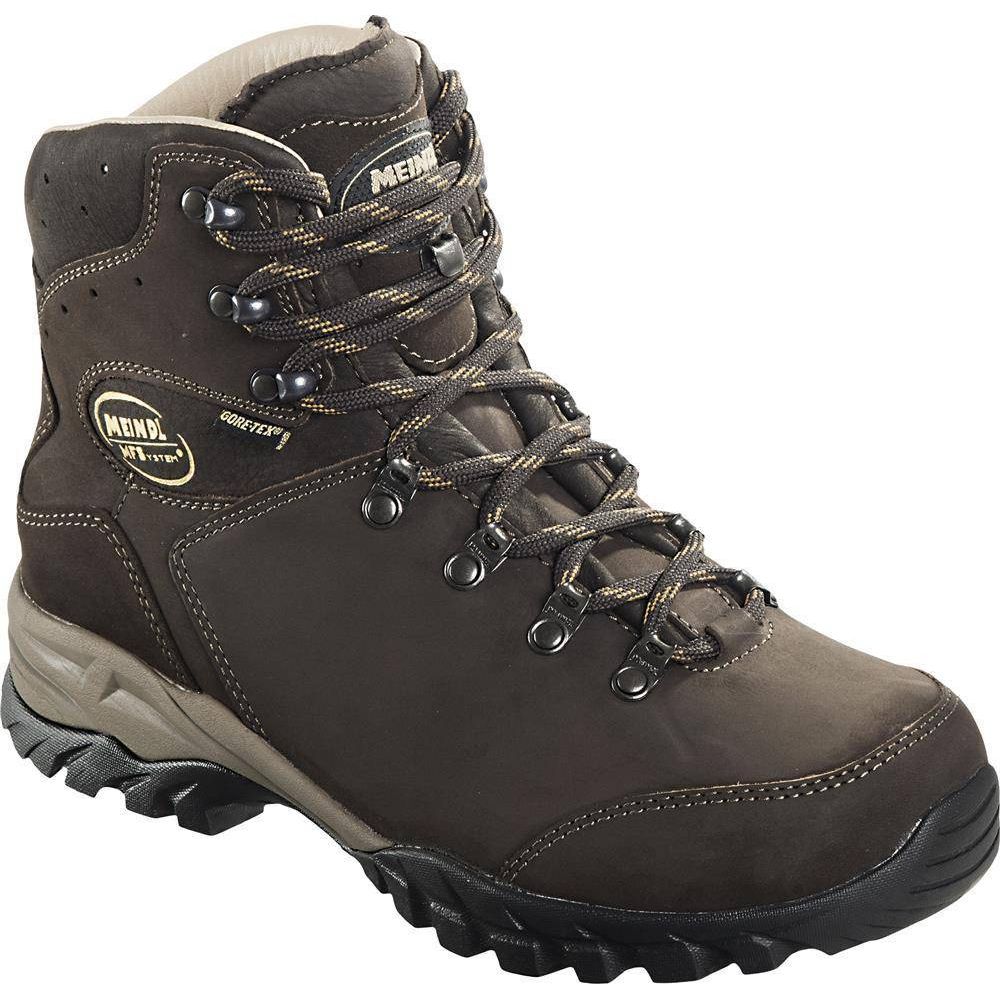 Meindl Meran GTX Mens Wide Fit Walking Boots - Dark Brown - Hill and Dale Outdoors
