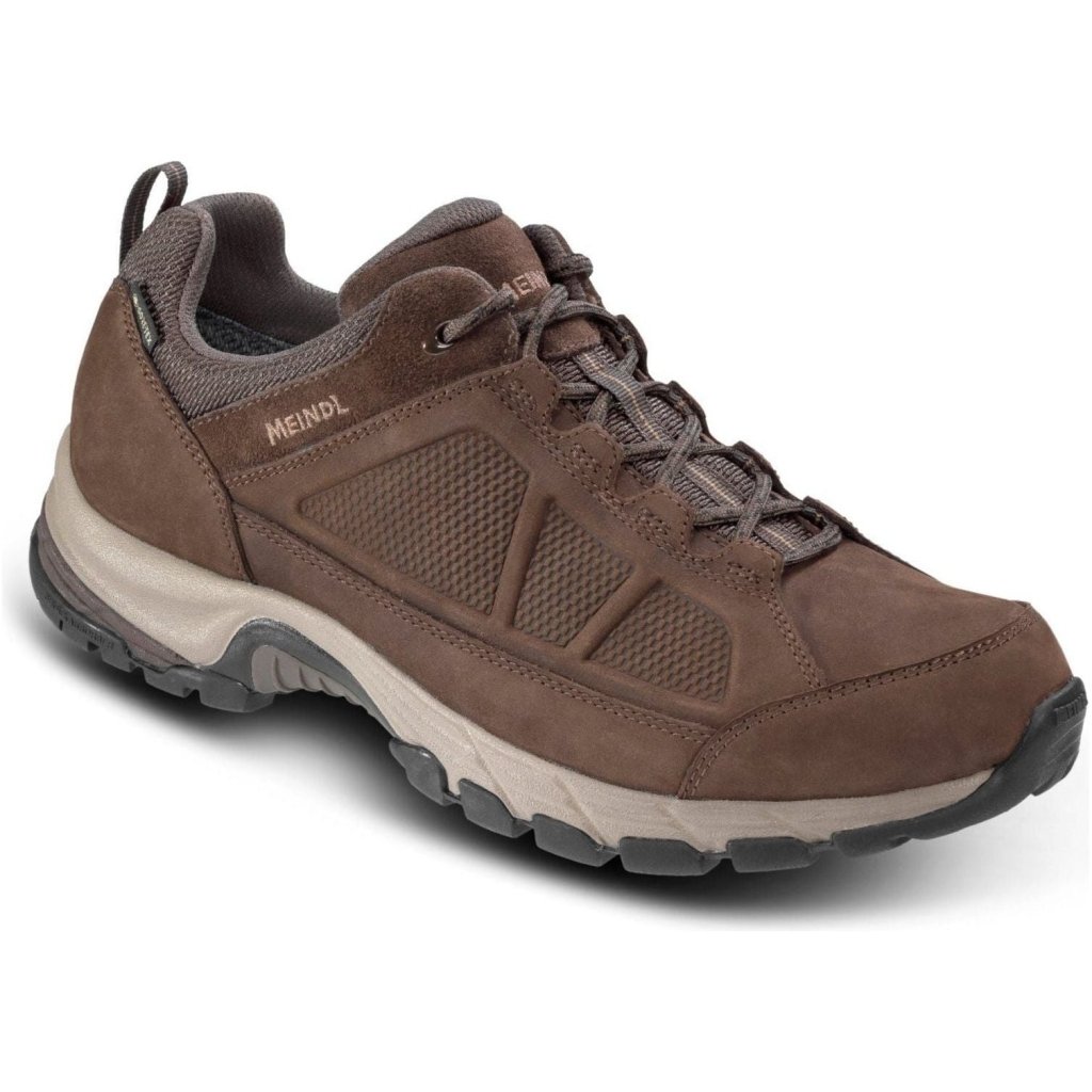 Meindl Orlando GTX Wide Fit Walking Shoe Dark Brown Hill and