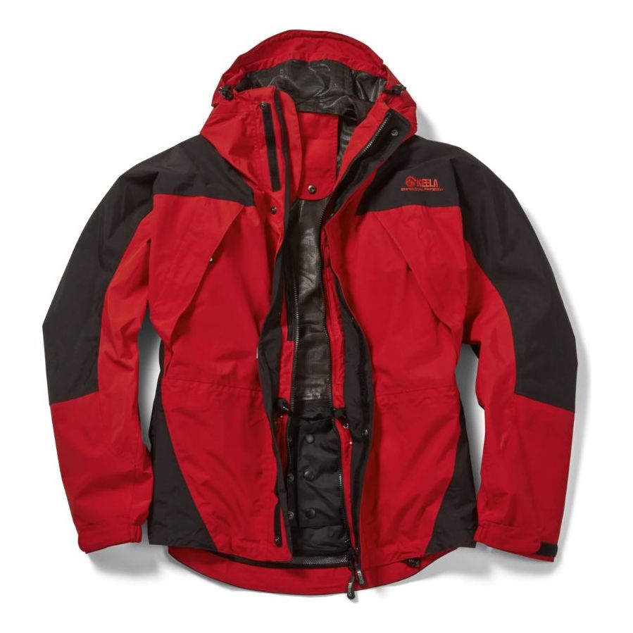 Keela Munro Waterproof Jacket - Red/Black
