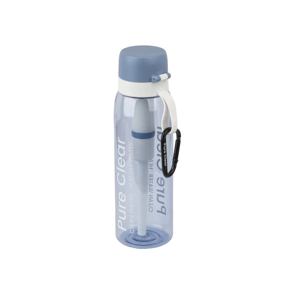 Pure Clear Active Water Filter Bottle 769ml - Blue