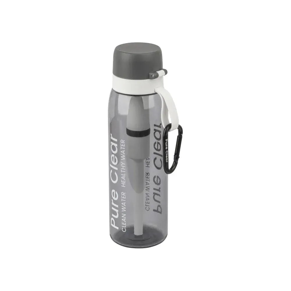 Pure Clear Active Water Filter Bottle 769ml - Grey