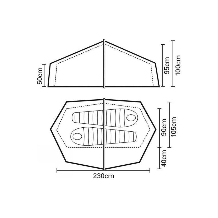 Terra Nova Laser Compact 2 Tent + Footprint Bundle - Hill and Dale Outdoors