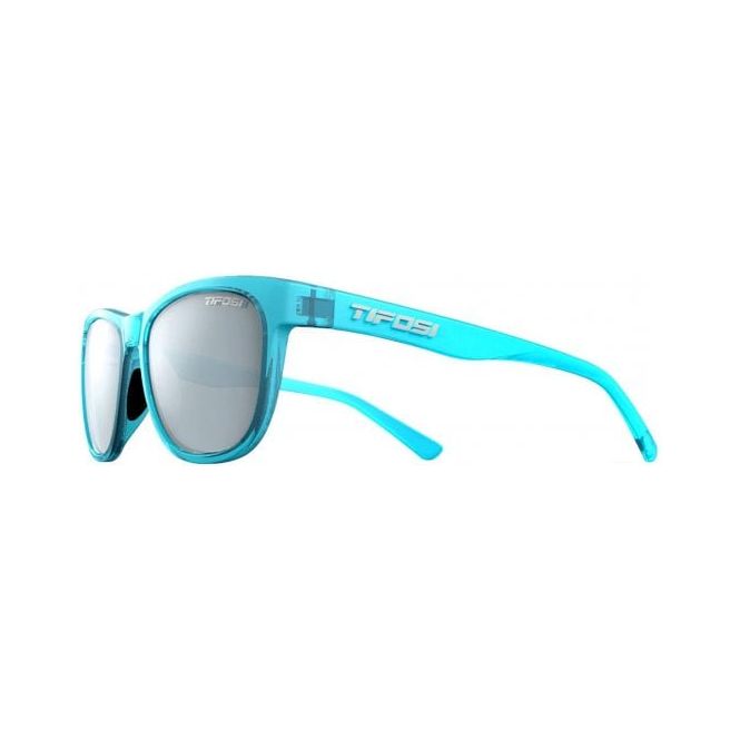 Tifosi Swank Single Lens Sunglasses - Crystal Sky Blue/Smoke Bright Blue
