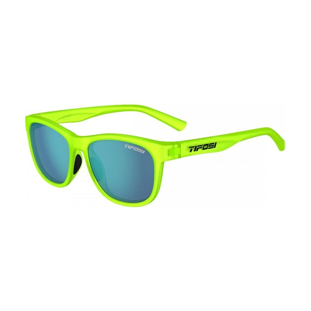 Tifosi Swank Single Lens Sunglasses - Electric Blue/Smoke Bright Blue